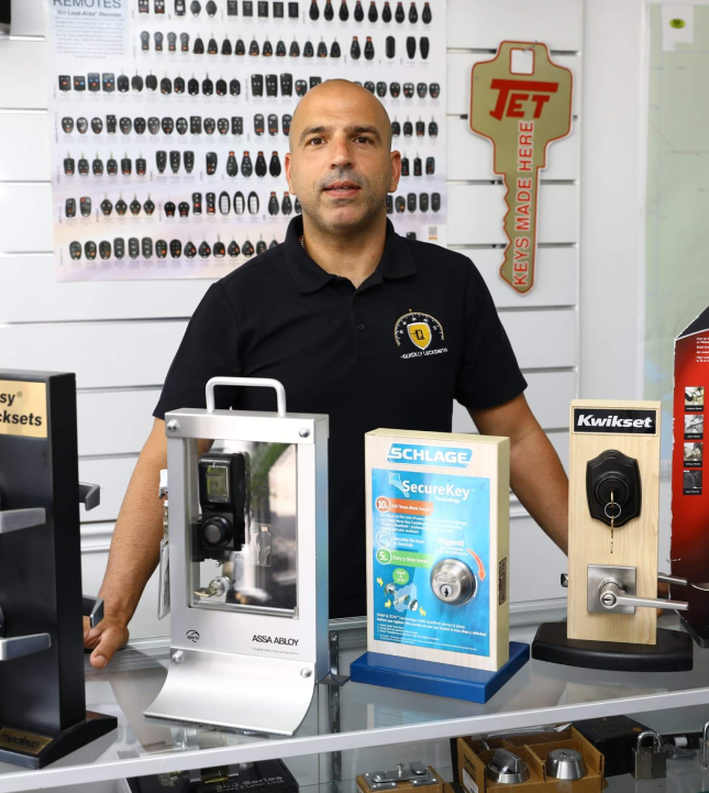David Davidof the owner of Quickly Locksmith Miami main locksmith store in Midtown Miami Fl 2680 NE 2nd Ave, Miami, FL 33137