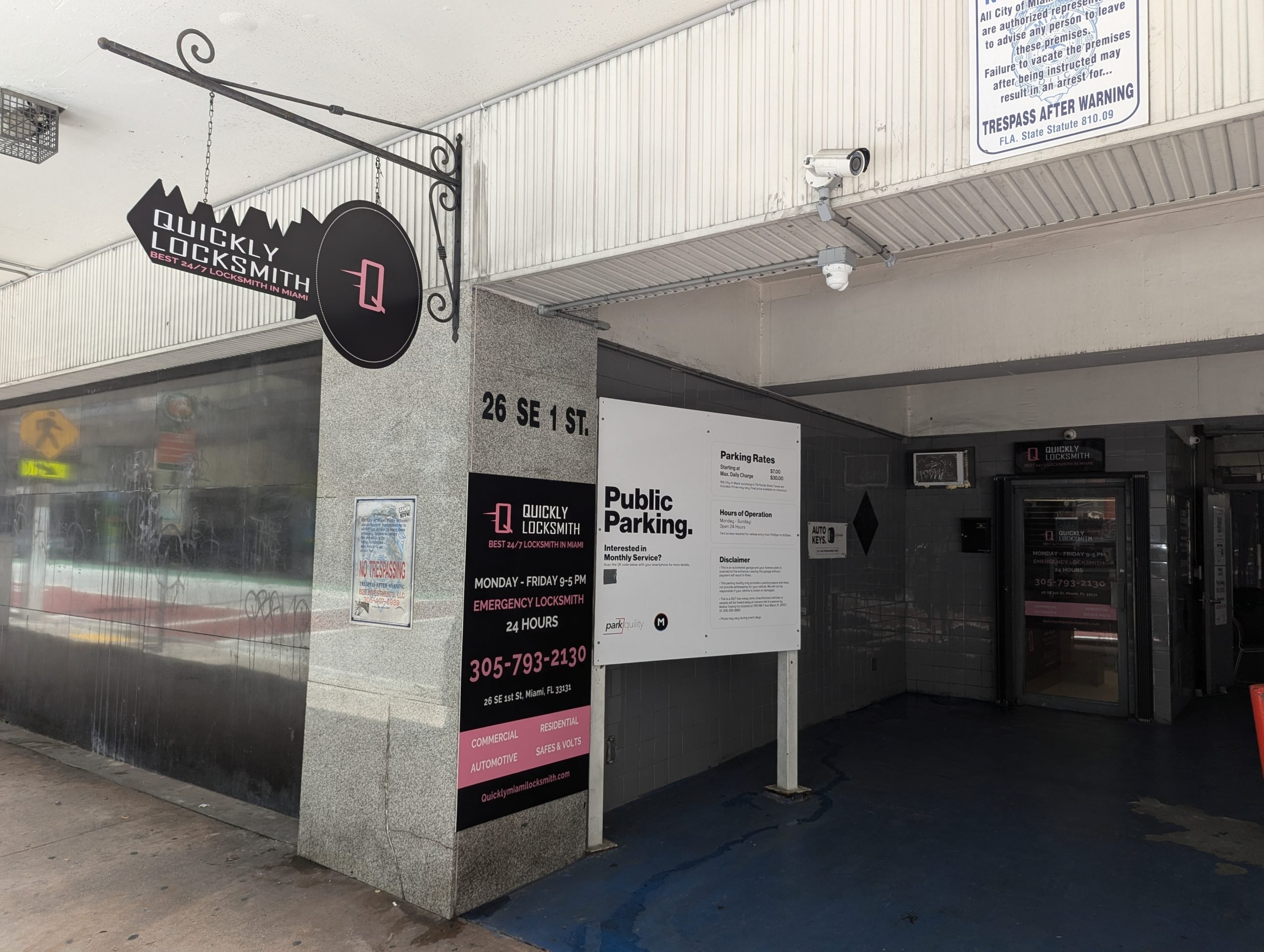 Quickly Locksmith Miami new locksmith shop in downtown Miami 26 SE 1st St, Miami, FL 33131