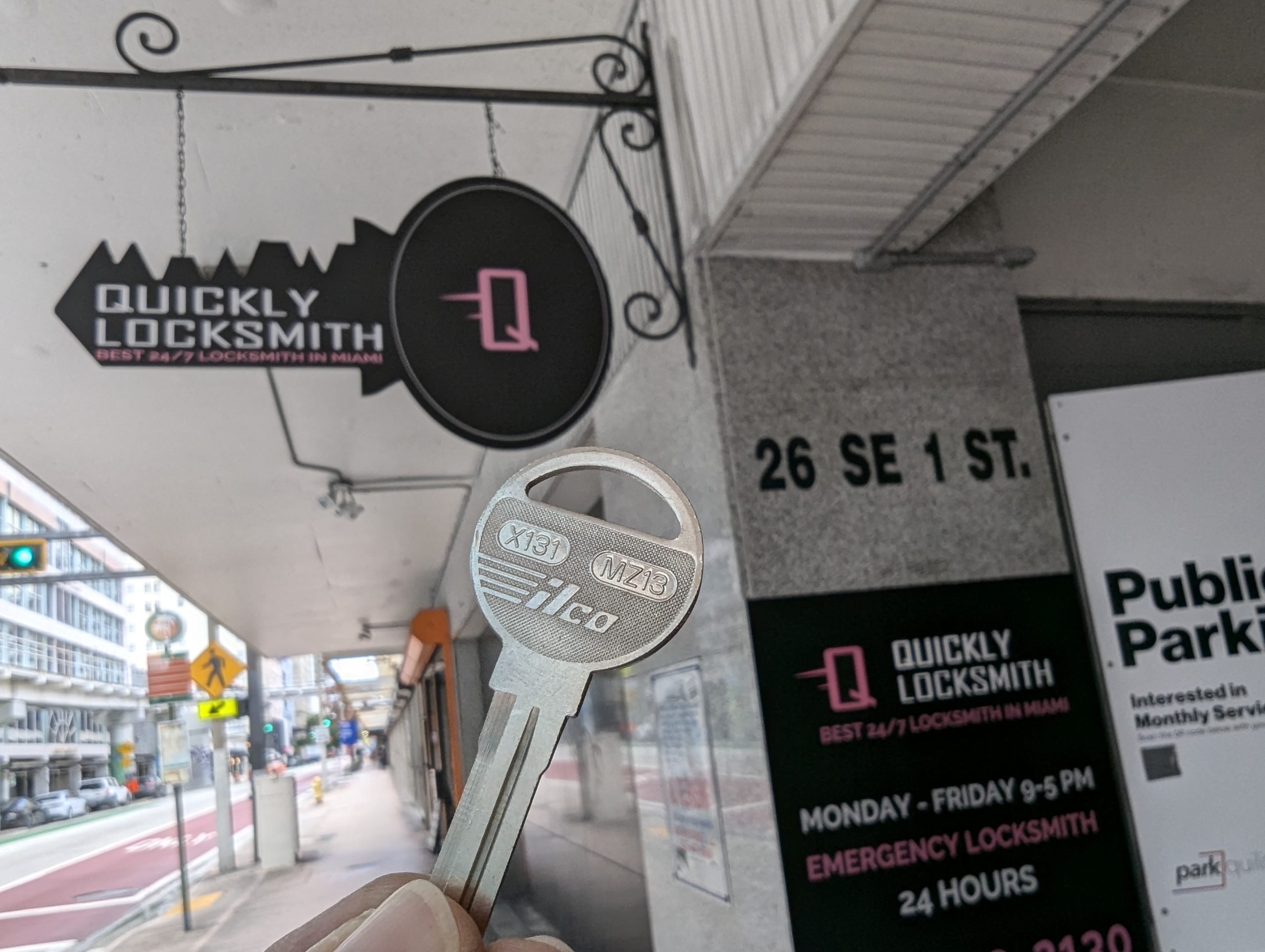 Quickly Locksmith Miami new locksmith shop in downtown Miami 26 SE 1st St, Miami, FL 33131