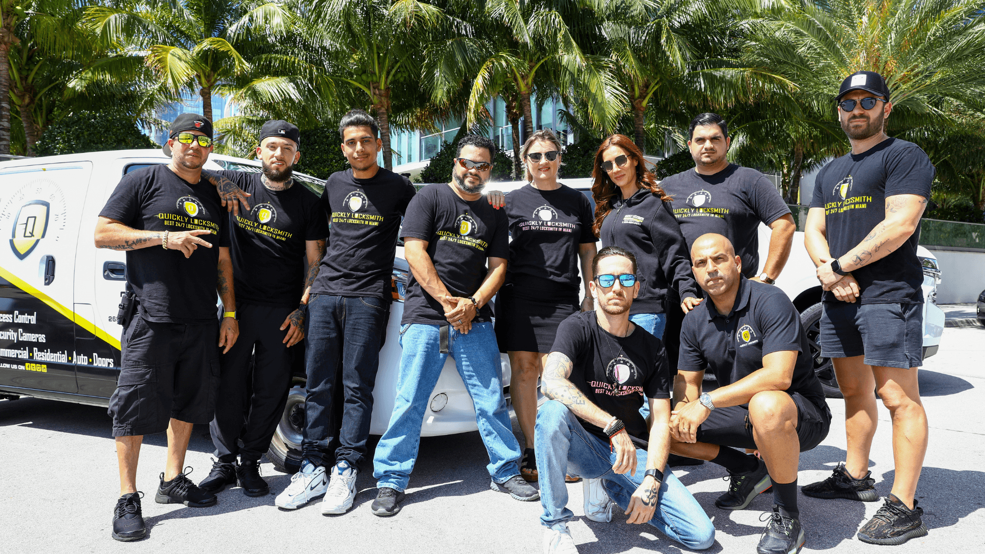 Quickly Locksmith Miami Team Photo