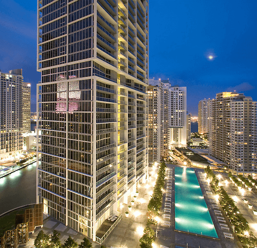 View of Downtown Brickell Miami After Finishing Nice Project Of Commercial Locksmith Services in Brickell City Centre